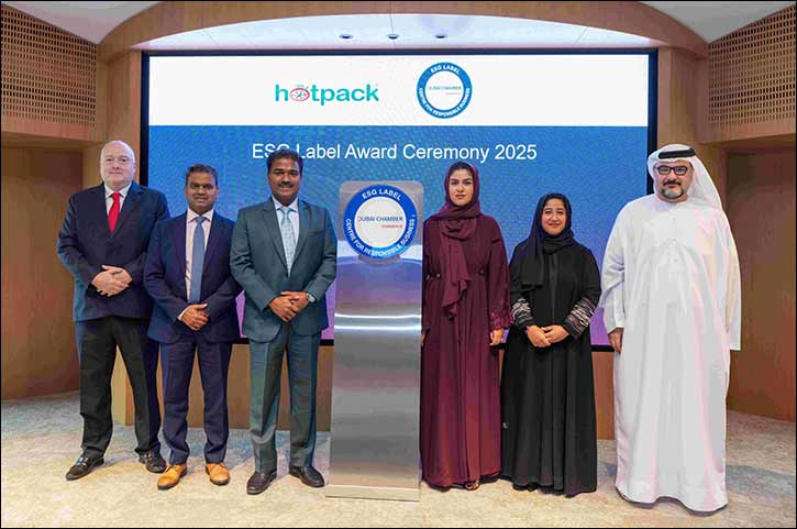 Hotpack wins Dubai Chamber ESG Label award in advanced category, being ranked among top performers in sustainability Hotpack wins Dubai Chamber ESG Label award in advanced category, being ranked among top performers in sustainability - hot...